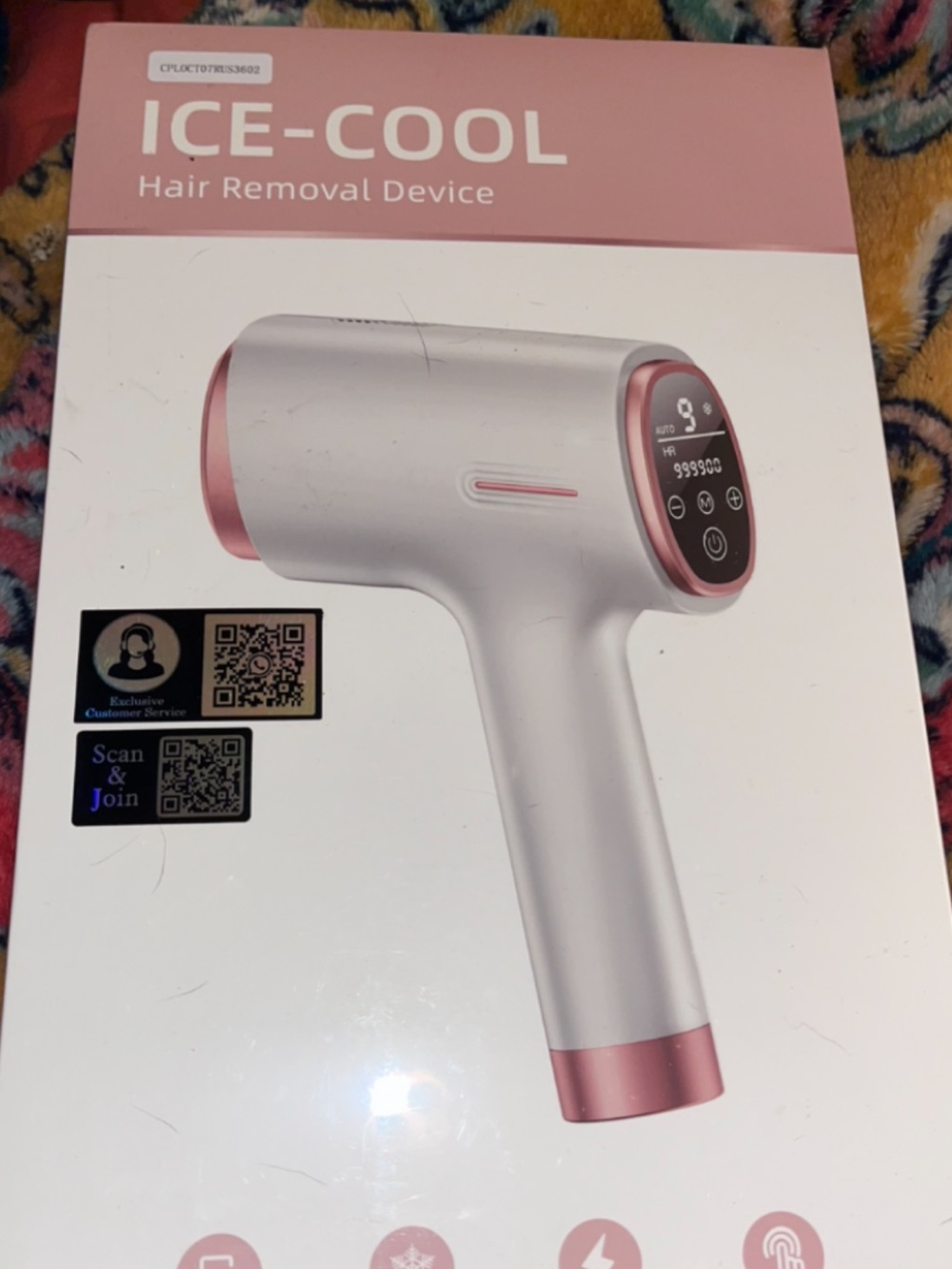 NEW NIB Sealed ICE-COOL IPL Laser Hair Removal Device Ice Cooling 9 Levels